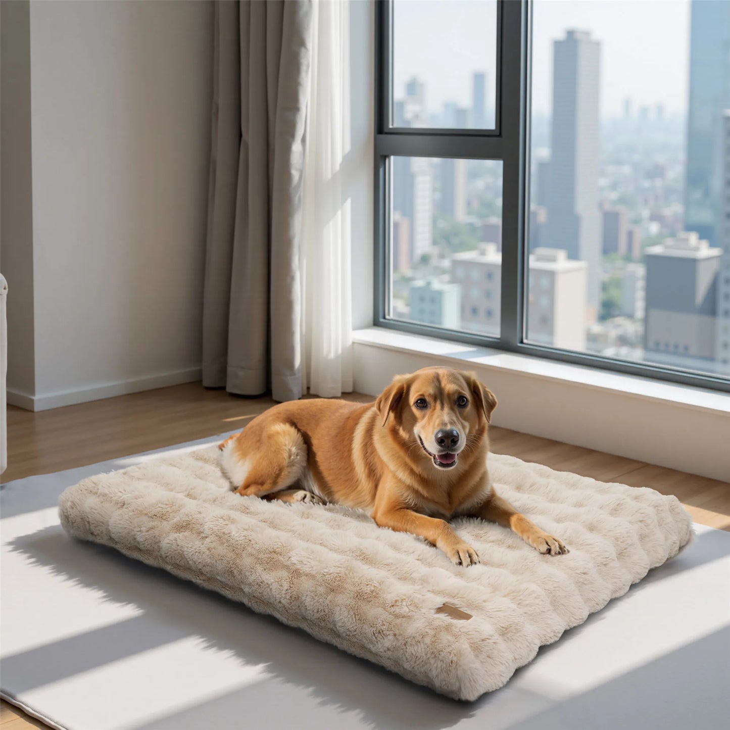Fluffy Crate Bed for Extra Large Dogs
