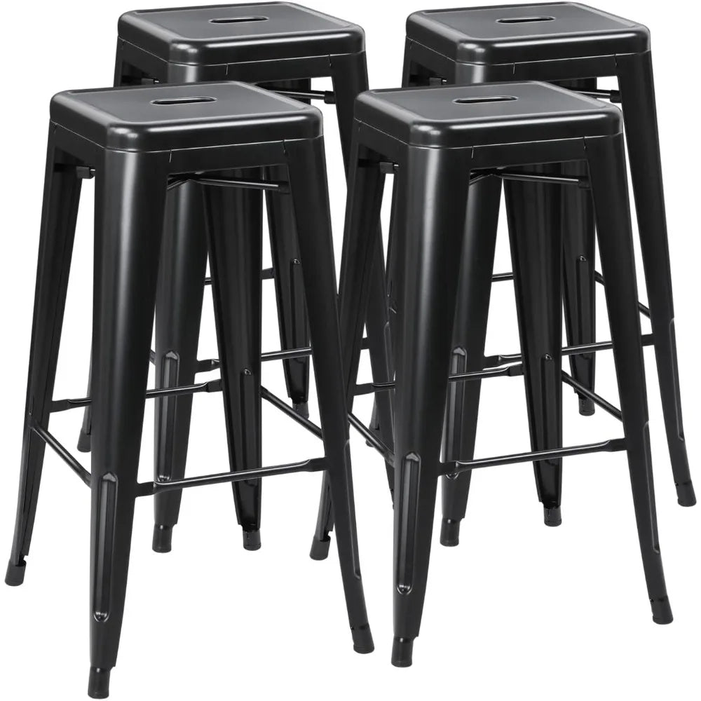 Metal Backless Bar Stools