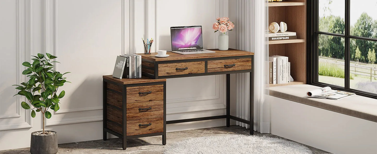 5 Drawer Vanity Desk