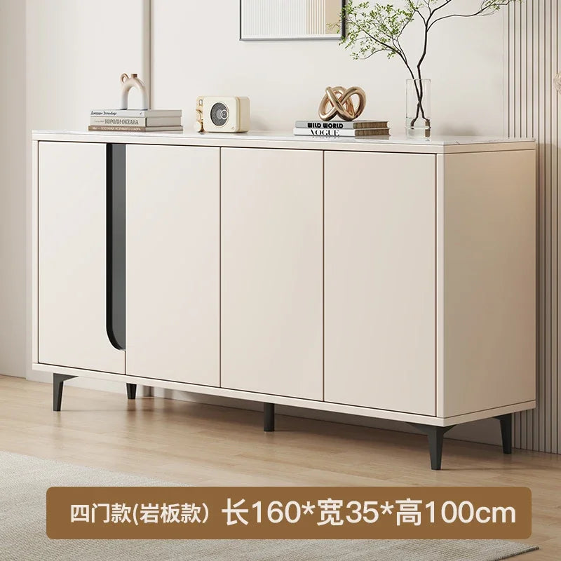 Nordic Dresser Cabinet – Minimalist Aesthetic with Hidden Storage for Living Room and Bedroom