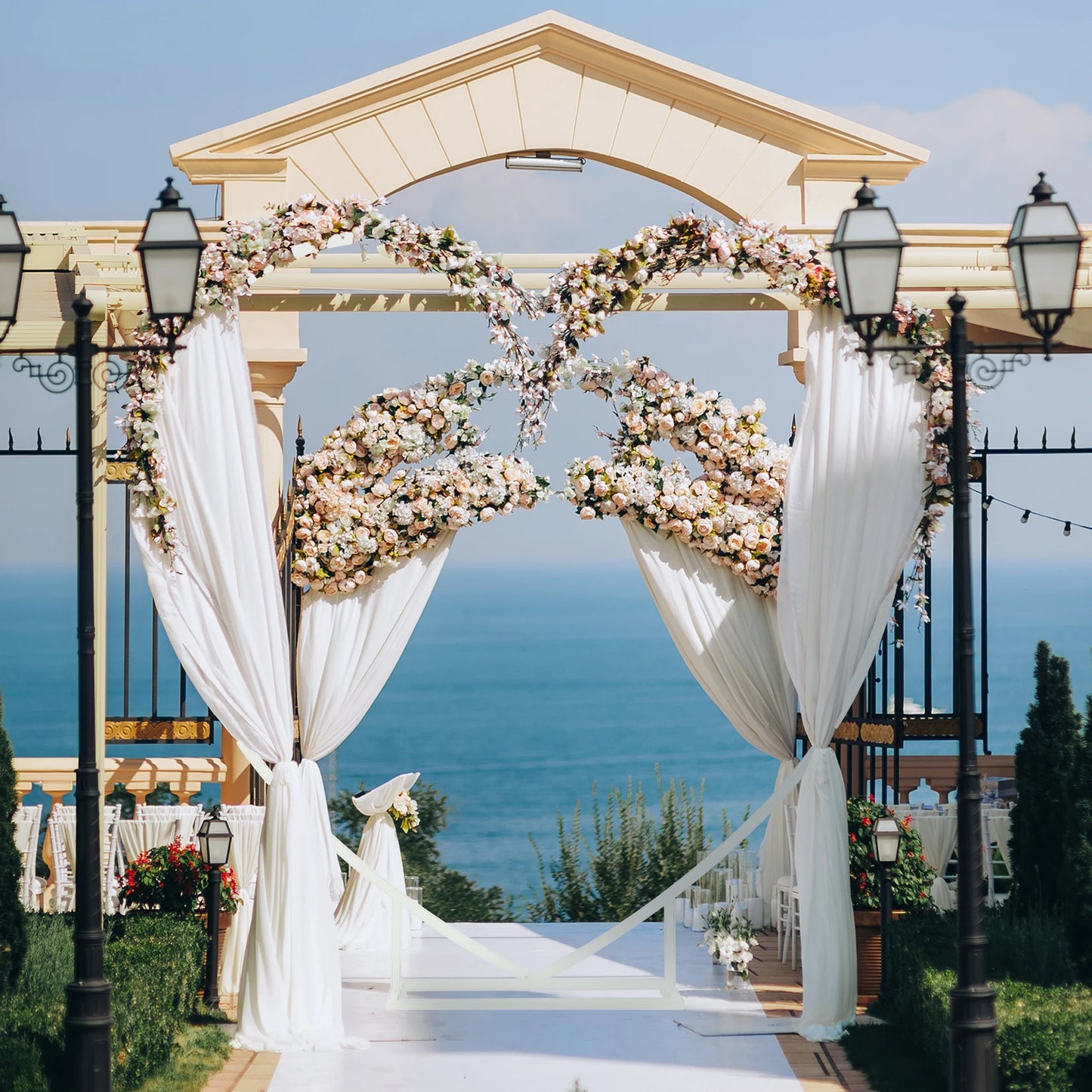 Heart Metal Wedding Arch Frame
