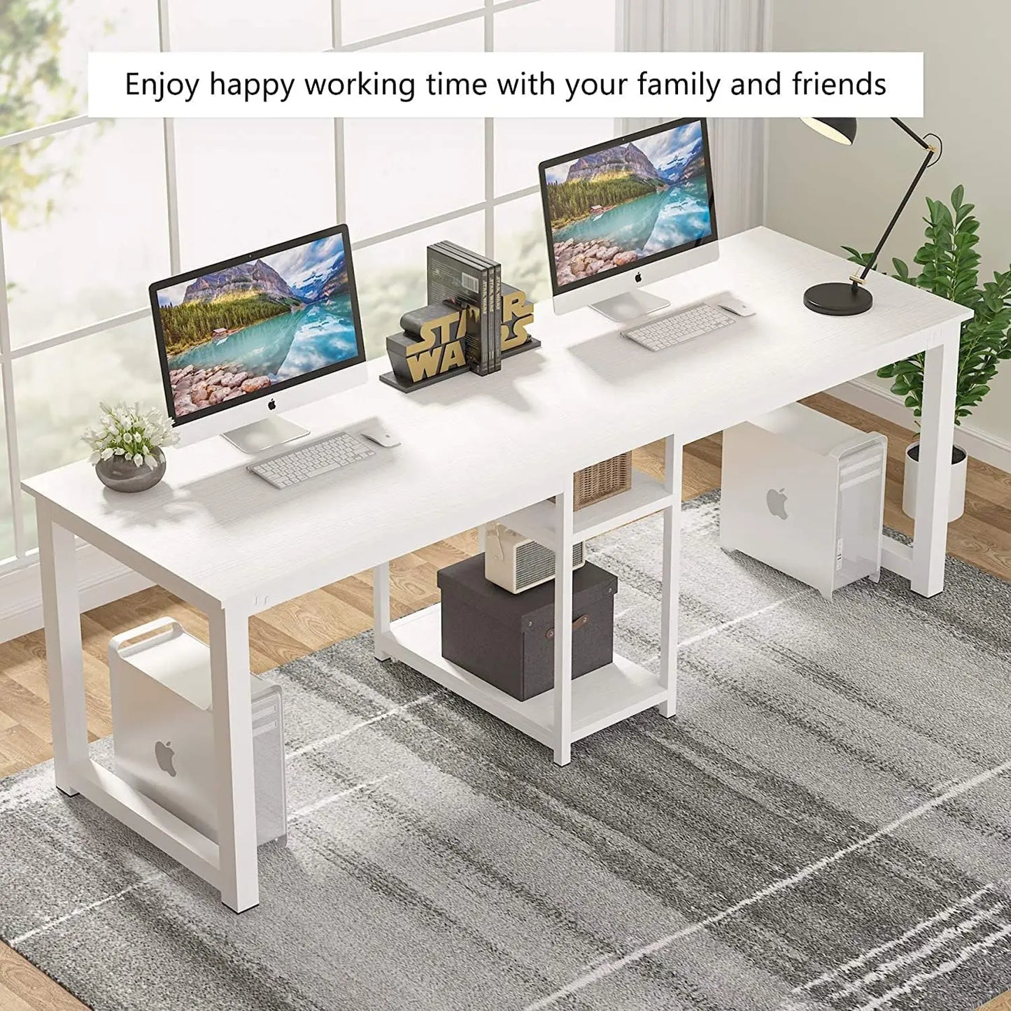 Dual Workstation Desk