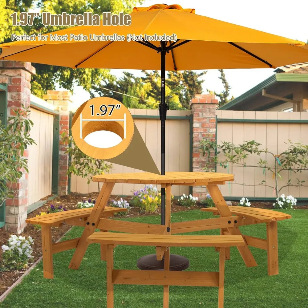 6‑Person Picnic Table