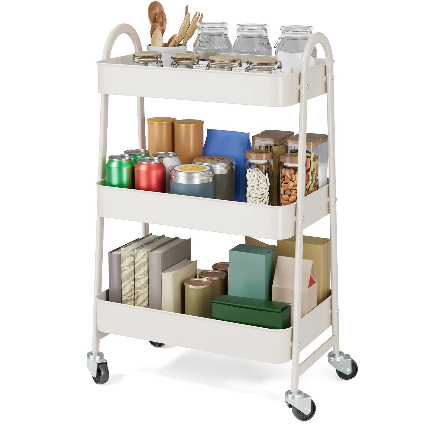3 Tier Metal Cart