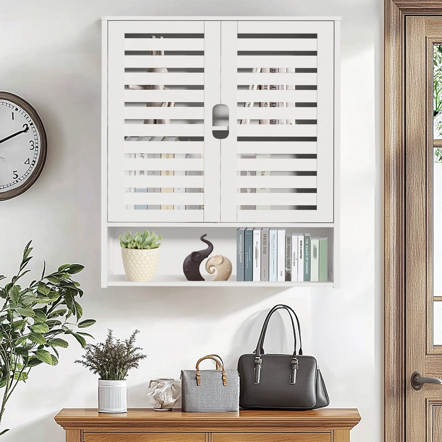 Bamboo Wall Bathroom Cabinet