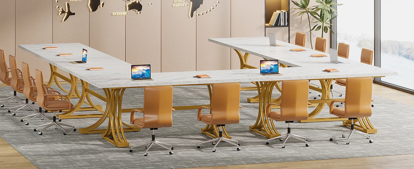 Gold-Leg Work Desk