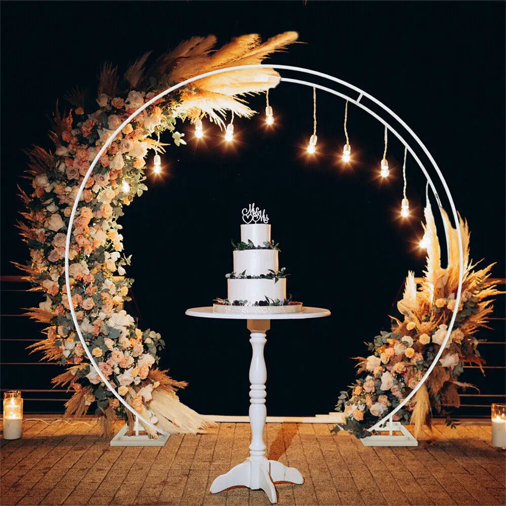 Large Metal Round Arch Stand