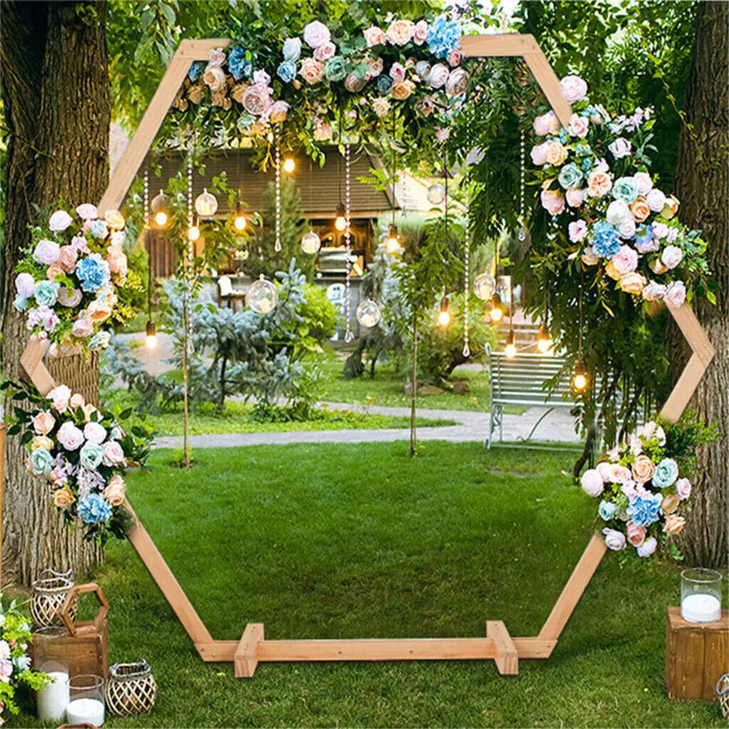 Rustic Wooden Wedding Arch