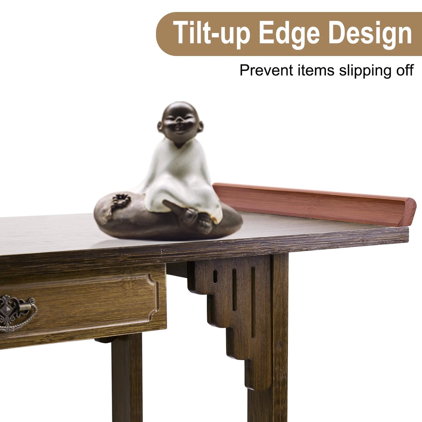 Chinese Style Console Table with Drawer & Shelf