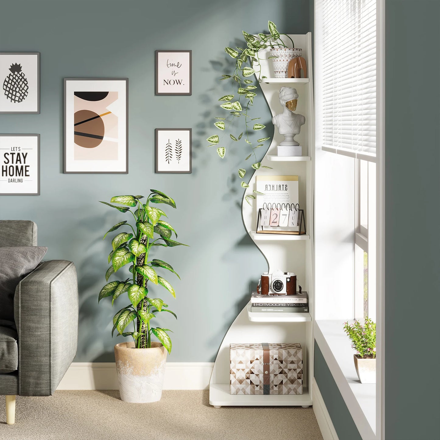 Corner 5‑Tier Shelf