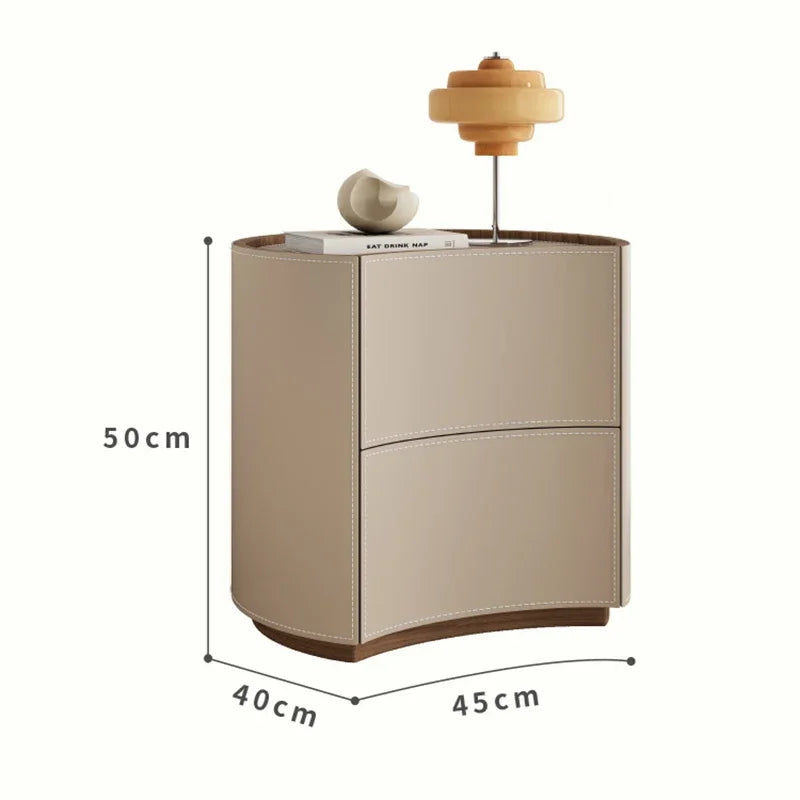 Creative Aesthetic Bedside Table Luxury Minimalist Simple Style