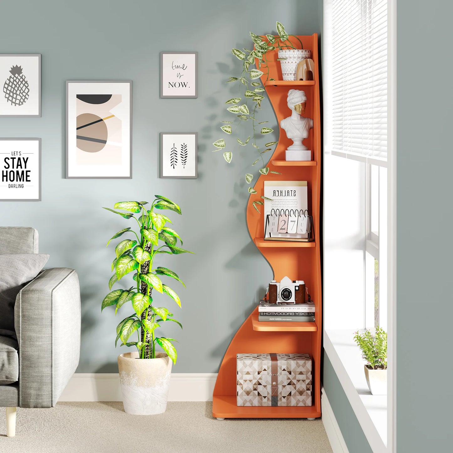 Corner 5‑Tier Shelf