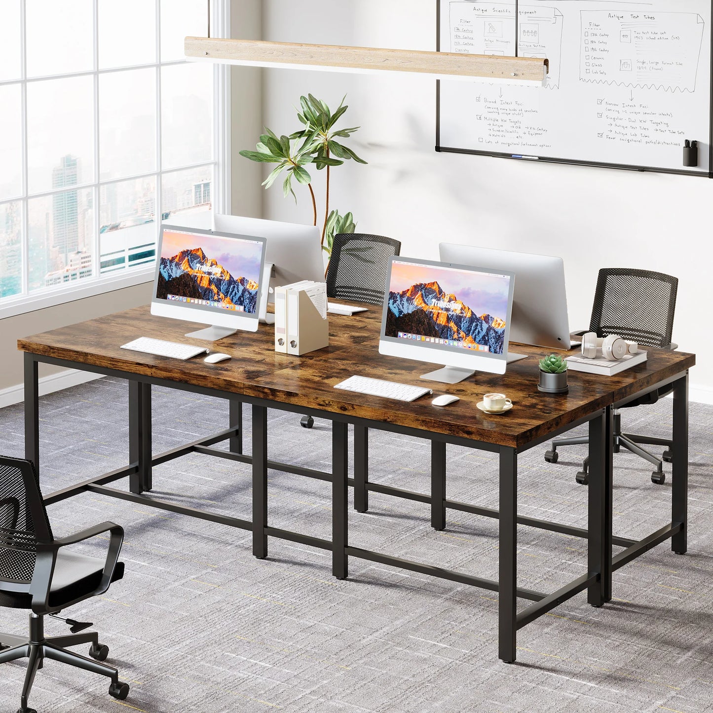 Dual Workspace Desk