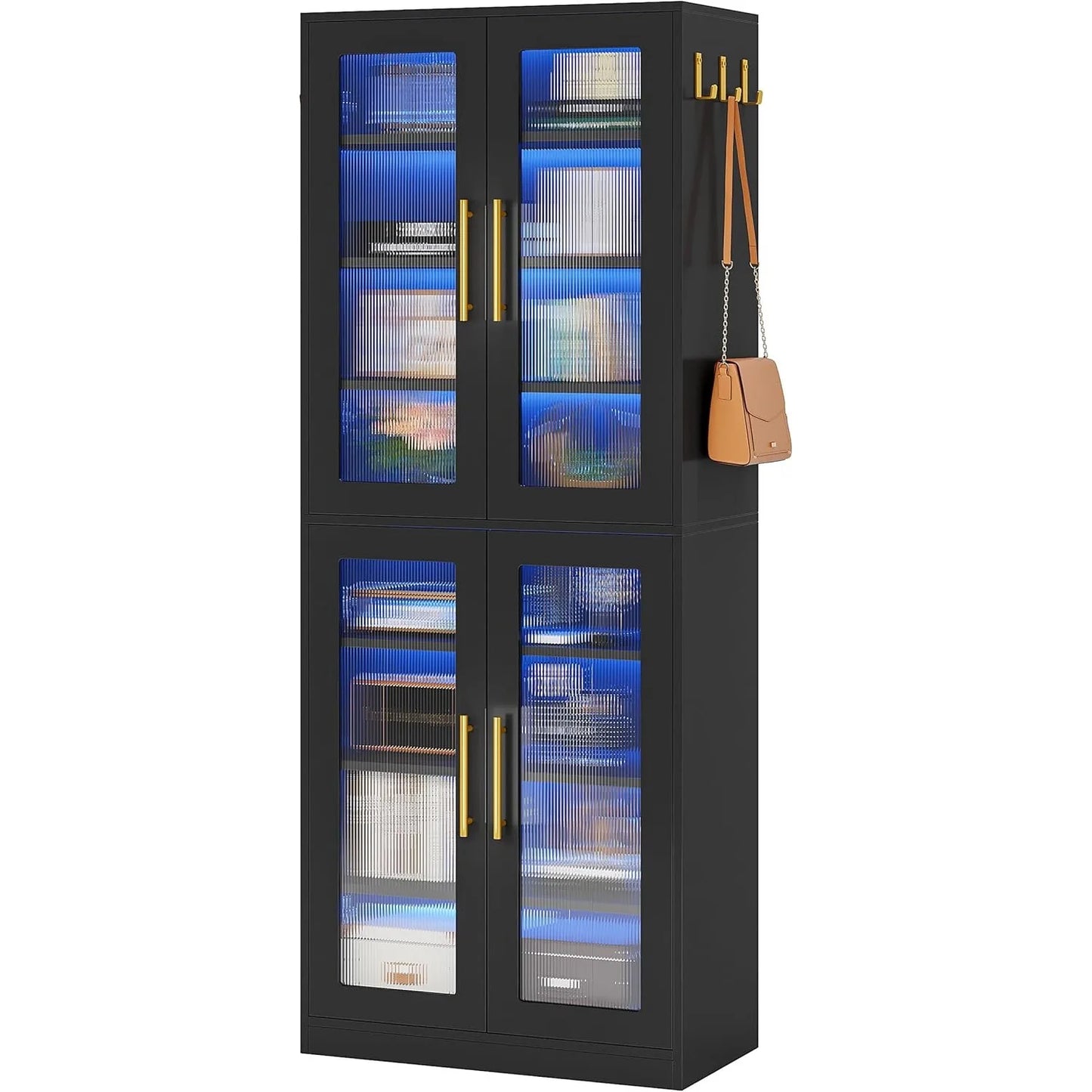 LED Bookcase Cabinet