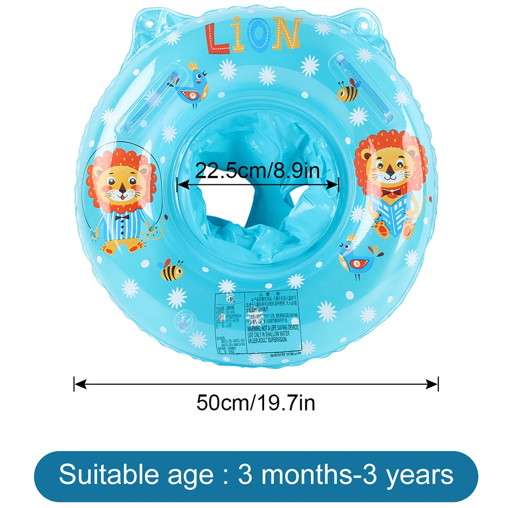 Inflatable swimming float for children