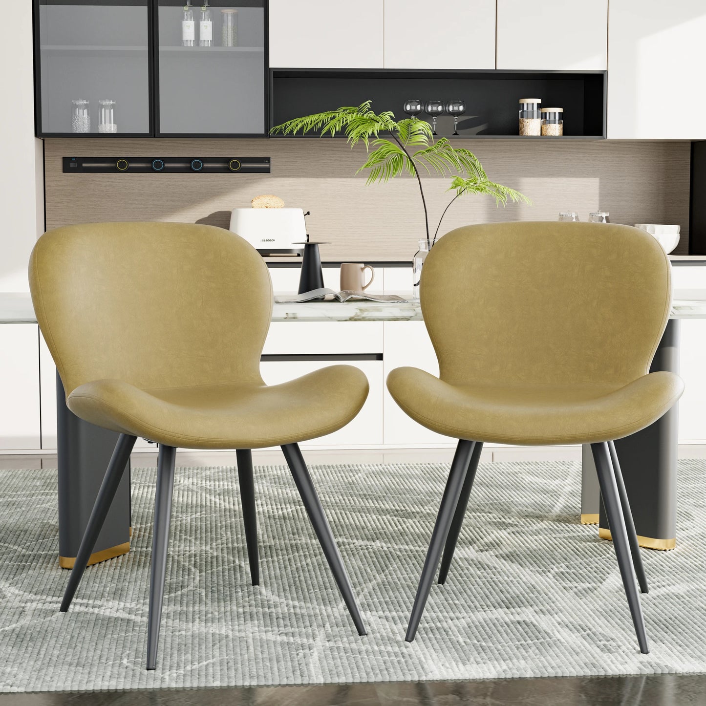 Modern Fabric Dining Chairs