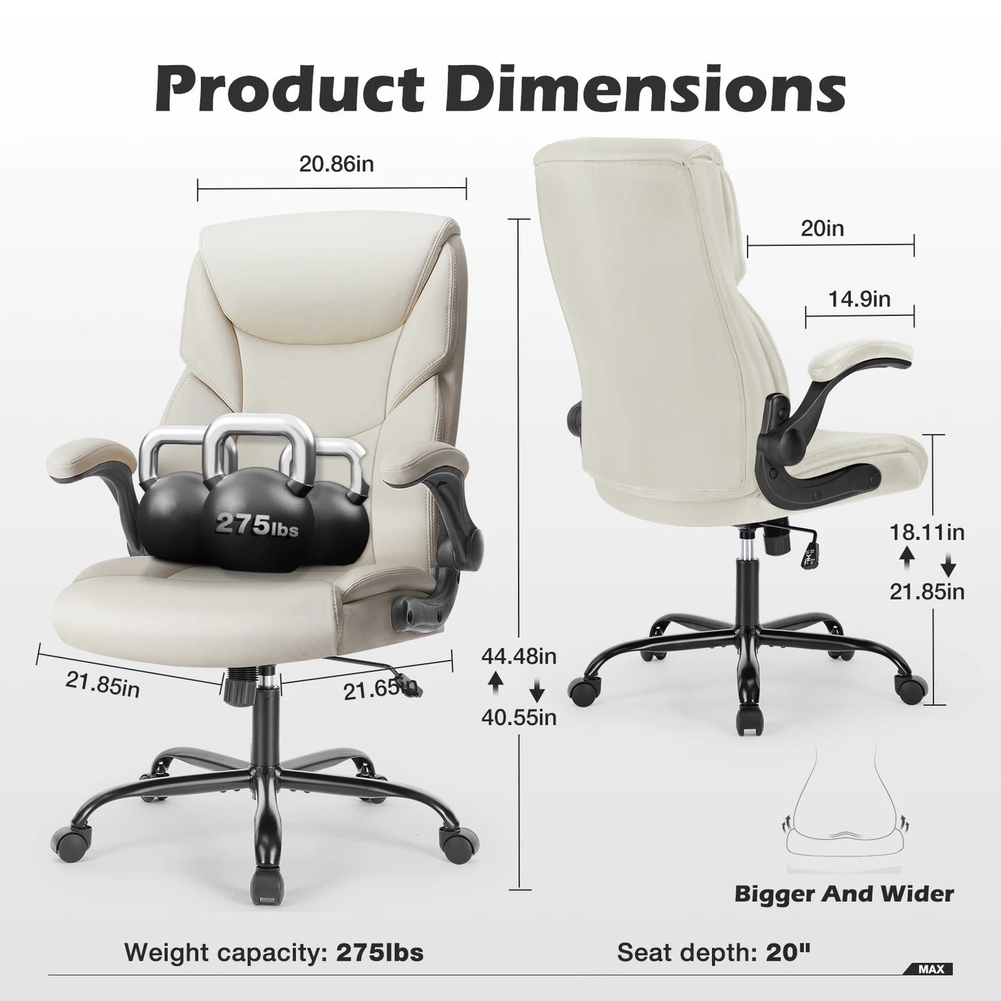 Ergonomic PU Leather Chair