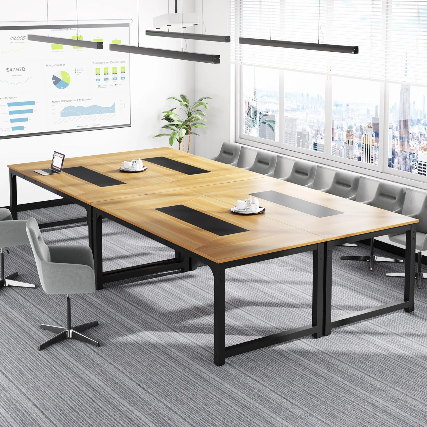 70.8” Executive Computer Desk