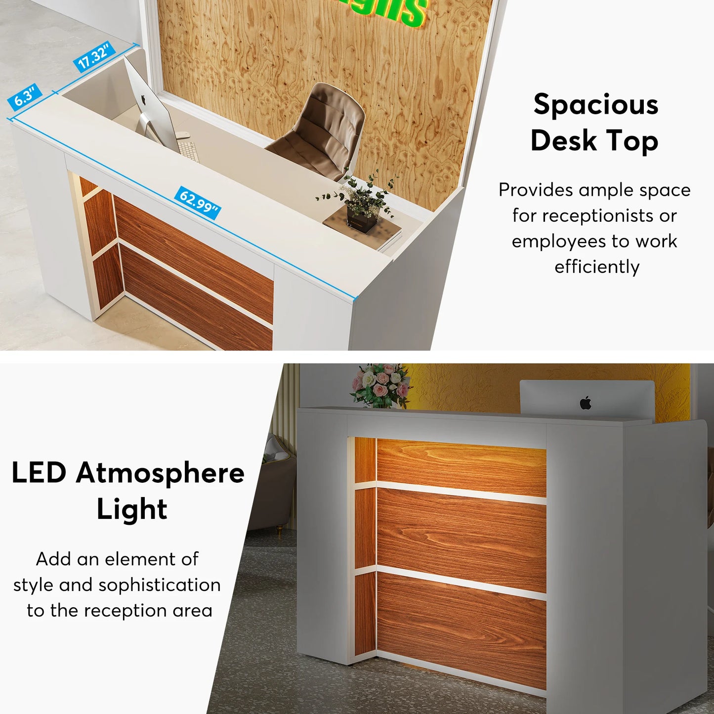 LED Reception Desk