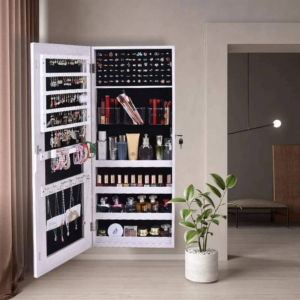 Mirrored Jewelry Cabinet