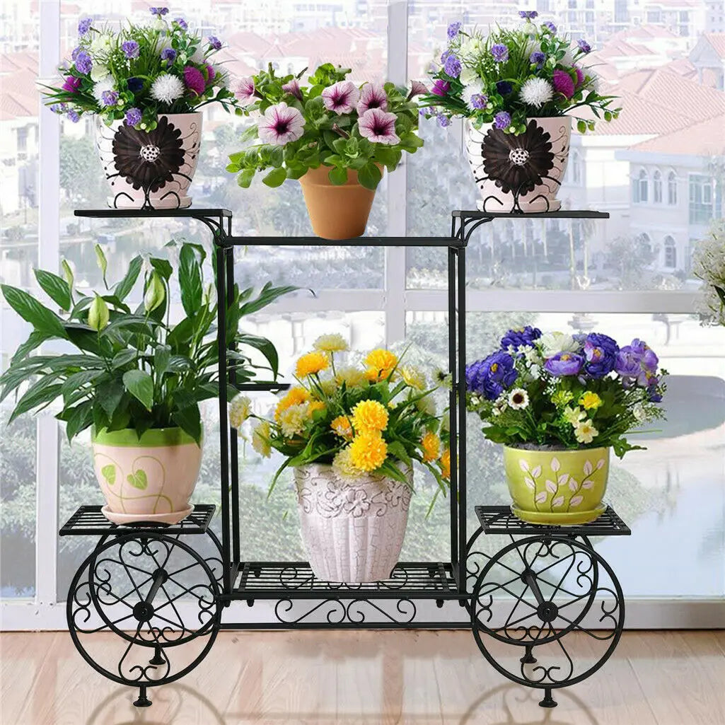 6‑Tier Metal Plant Cart
