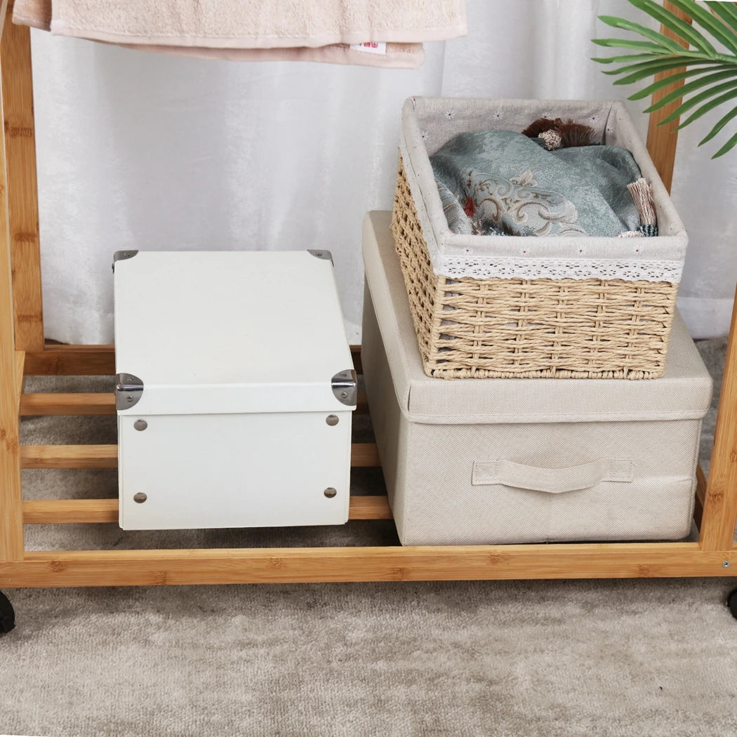 Bamboo Double Rail Rack