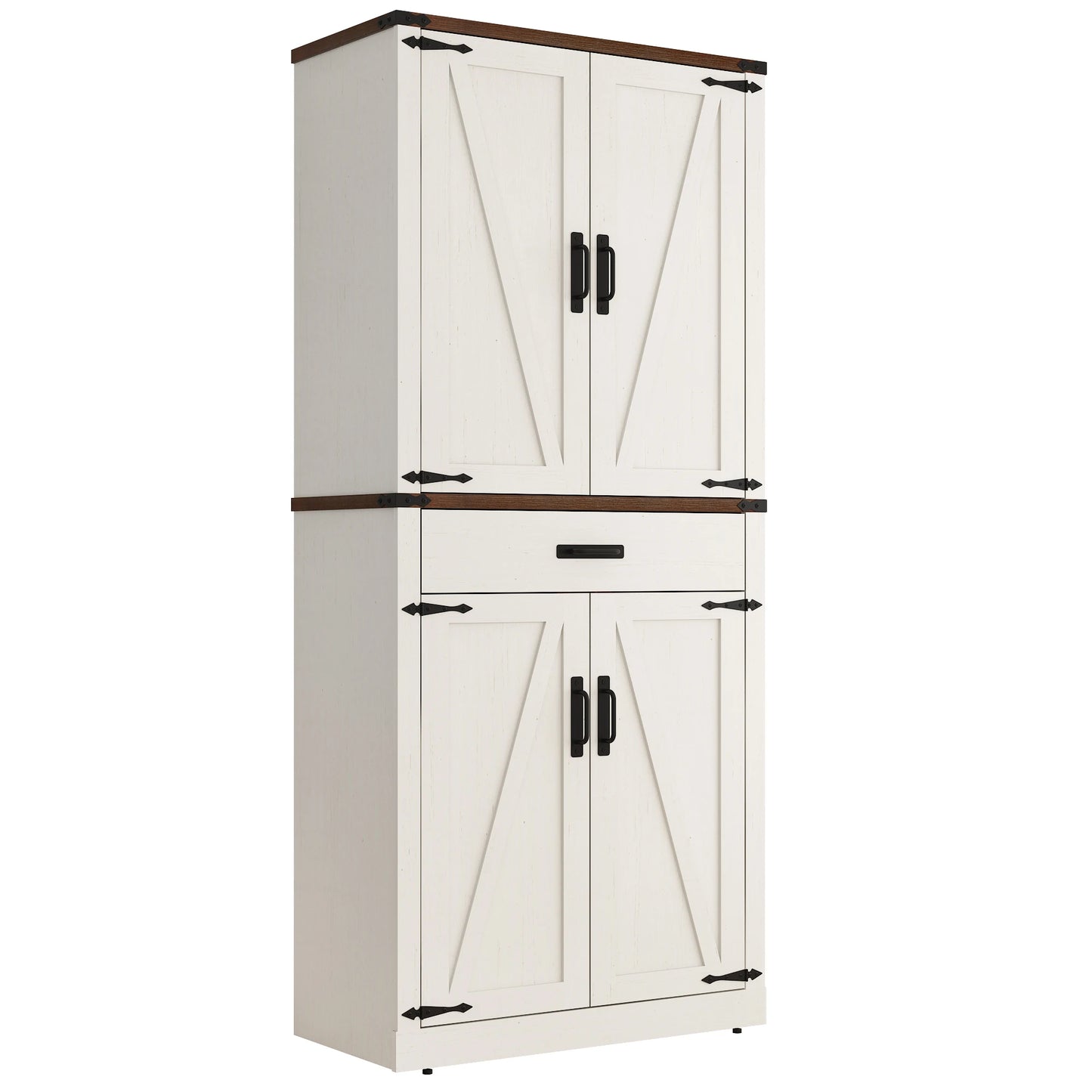 rustic kitchen cabinet with drawer