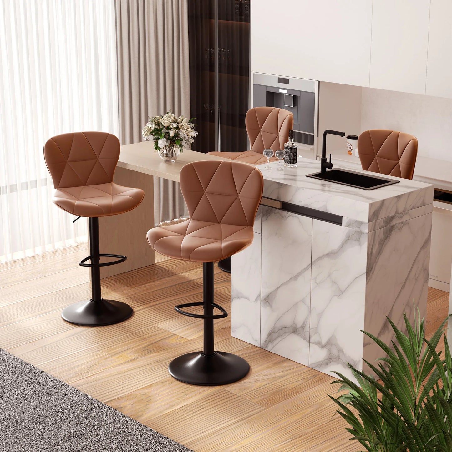 Adjustable Swivel Bar Chairs