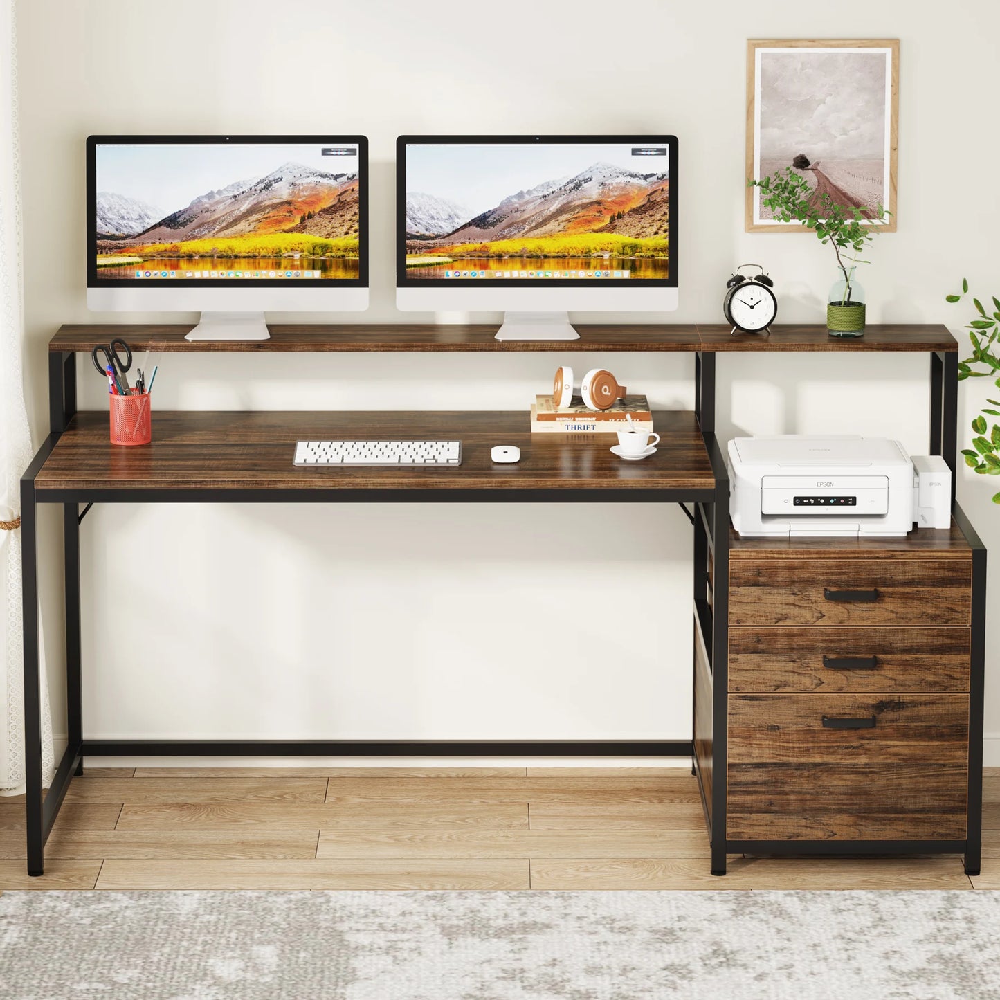 Reversible Drawer Desk