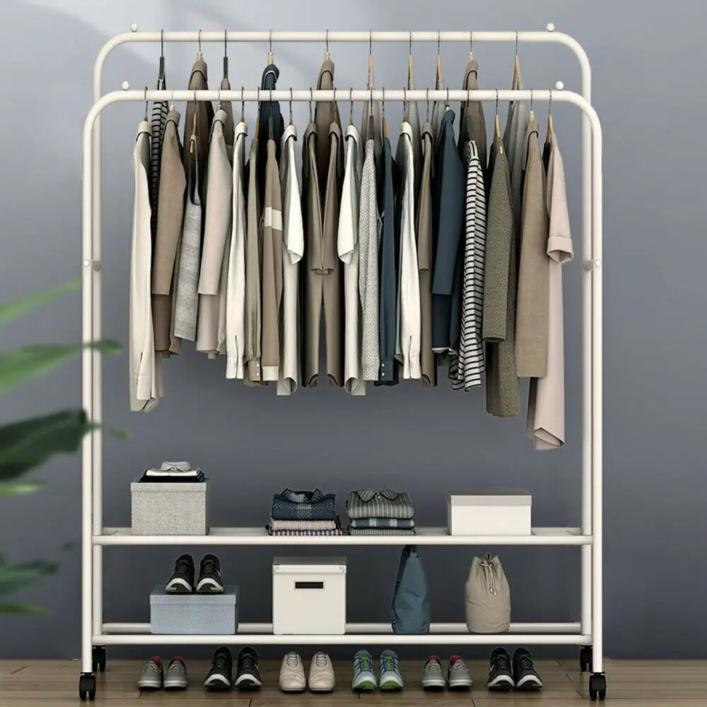 Double Rail Clothes Rack