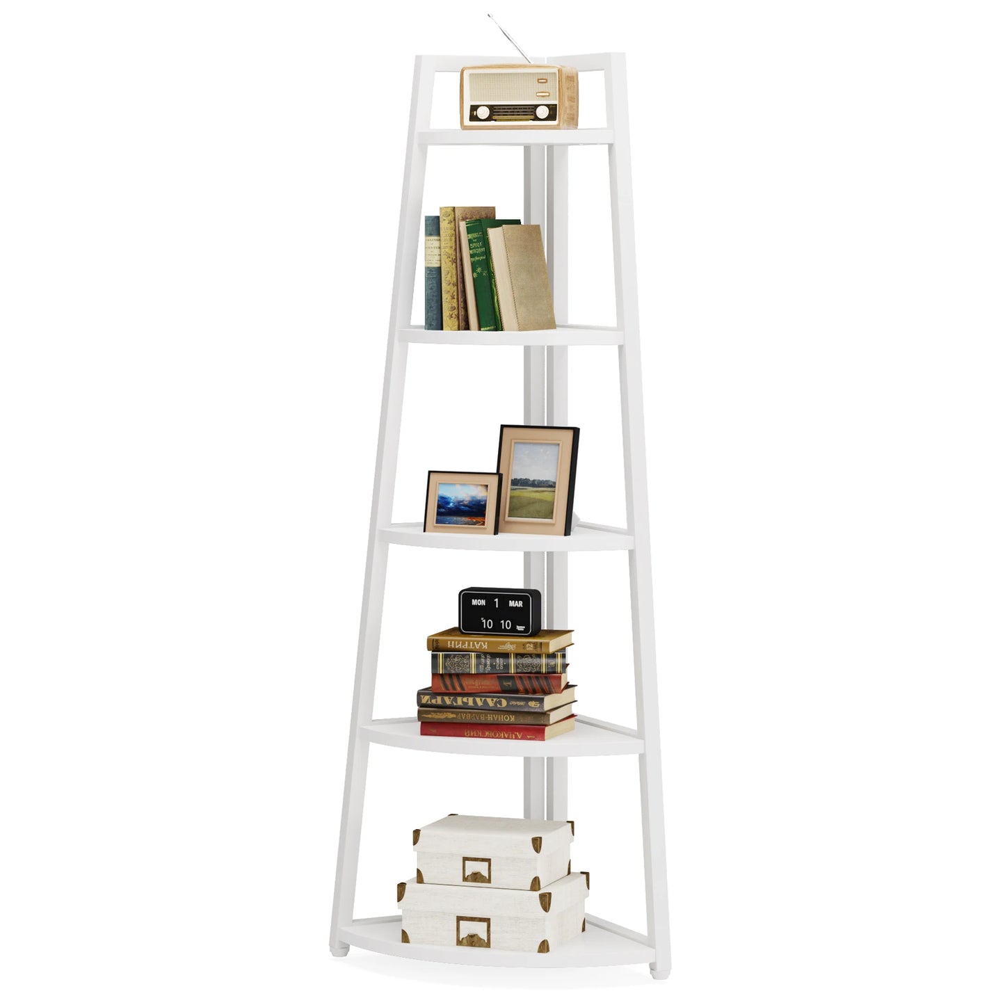 Corner Ladder Bookcase