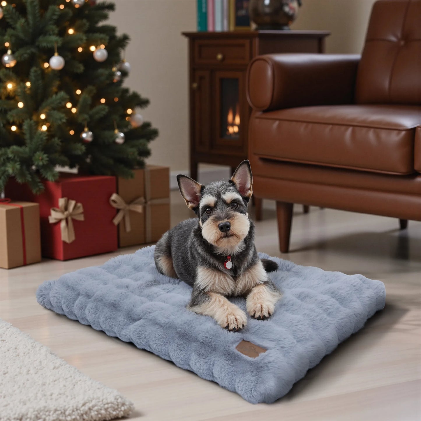 Fluffy Crate Bed for Extra Large Dogs