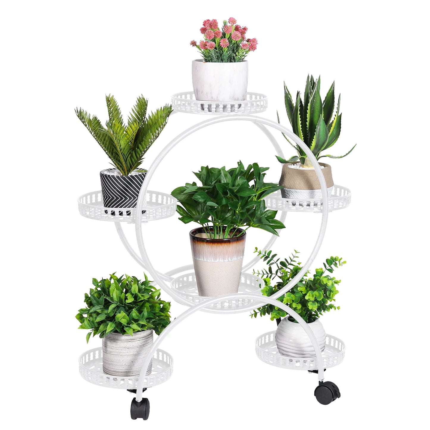 6-Pot Rolling Stand