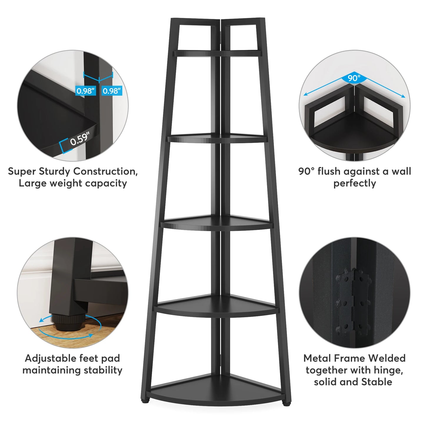 Corner Ladder Bookcase