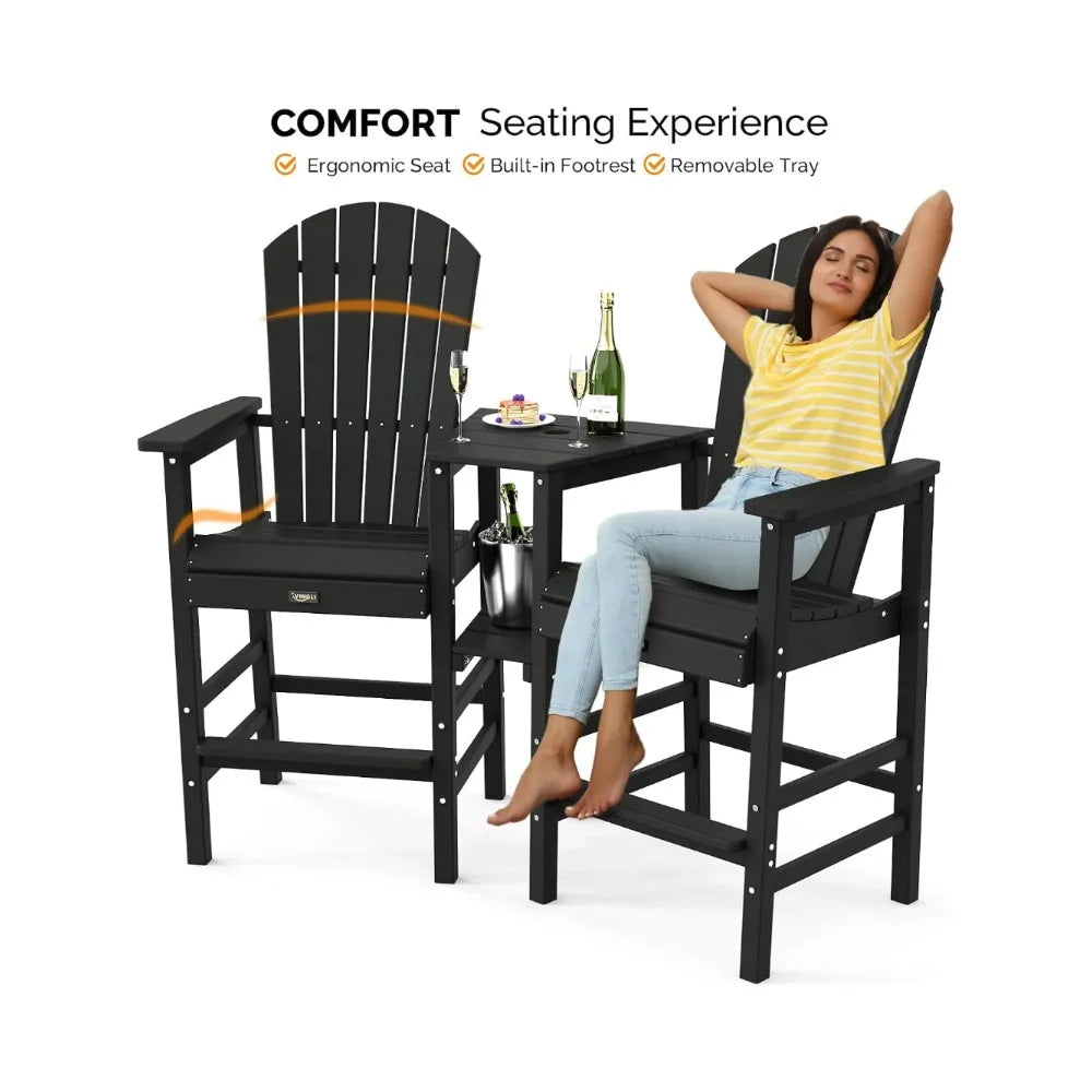 Tall Adirondack Balcony Chairs