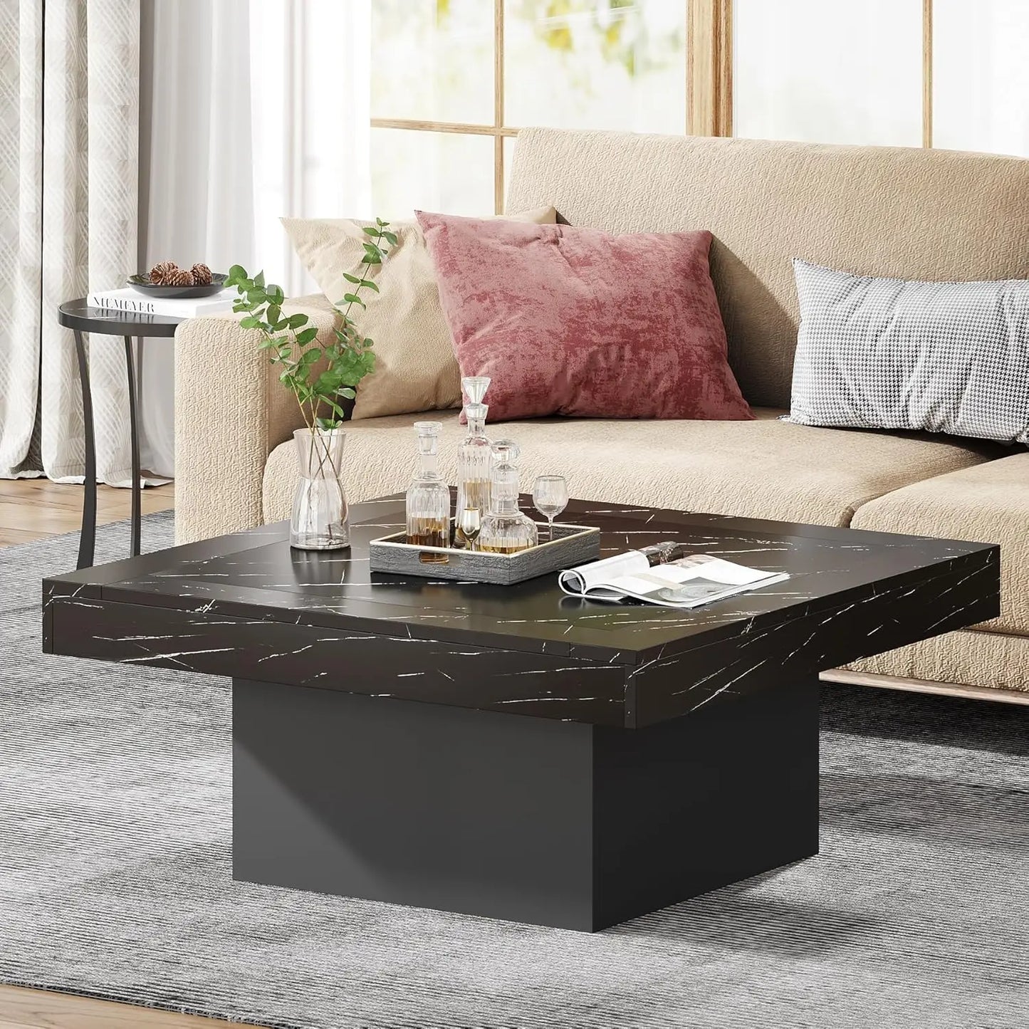 LED Rustic Coffee Table