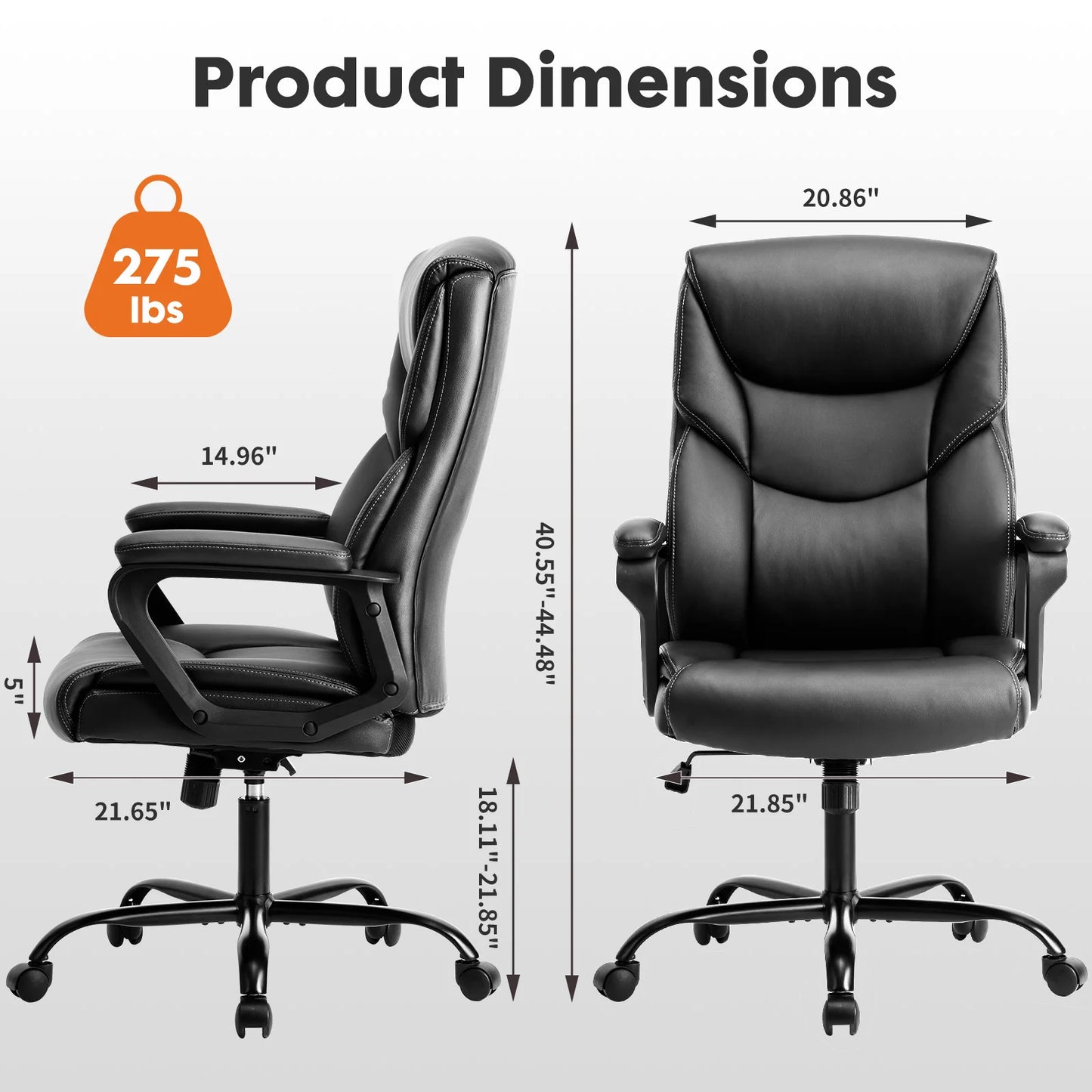 Ergonomic PU Leather Chair