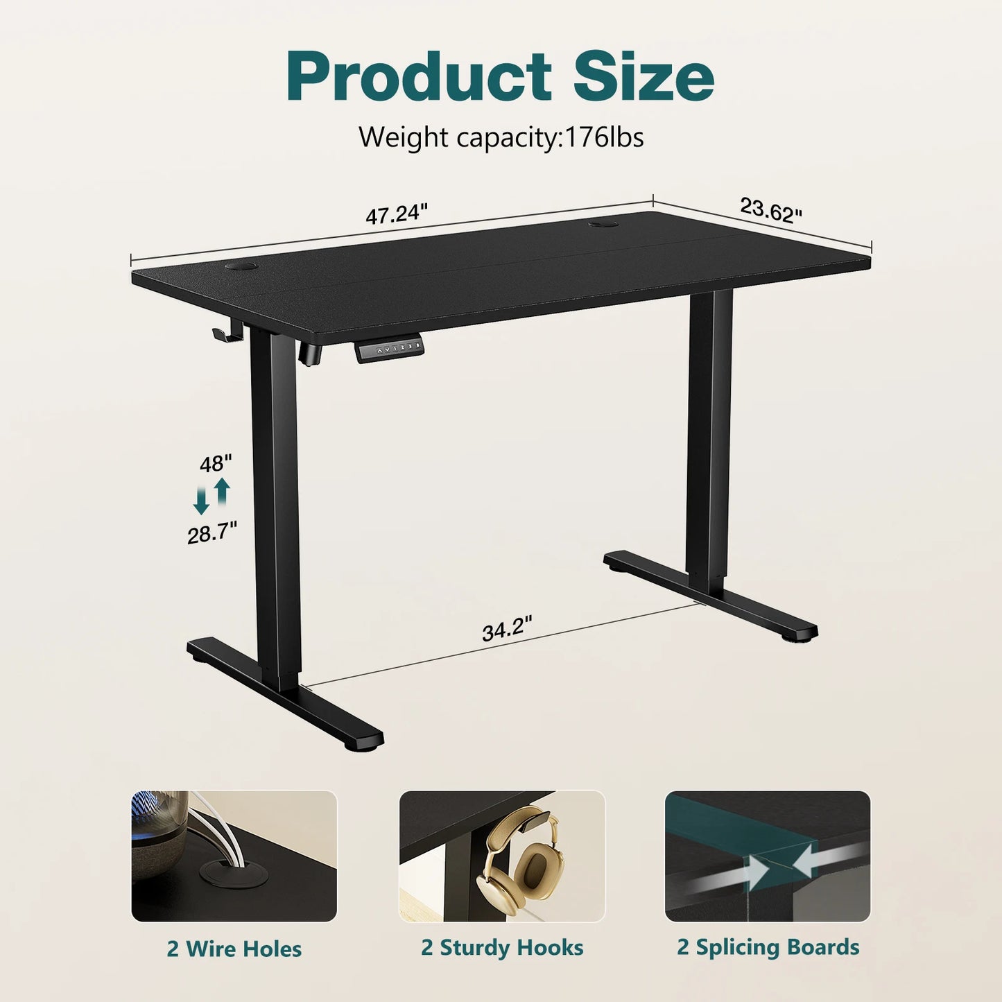 Electric Standing Computer Desk