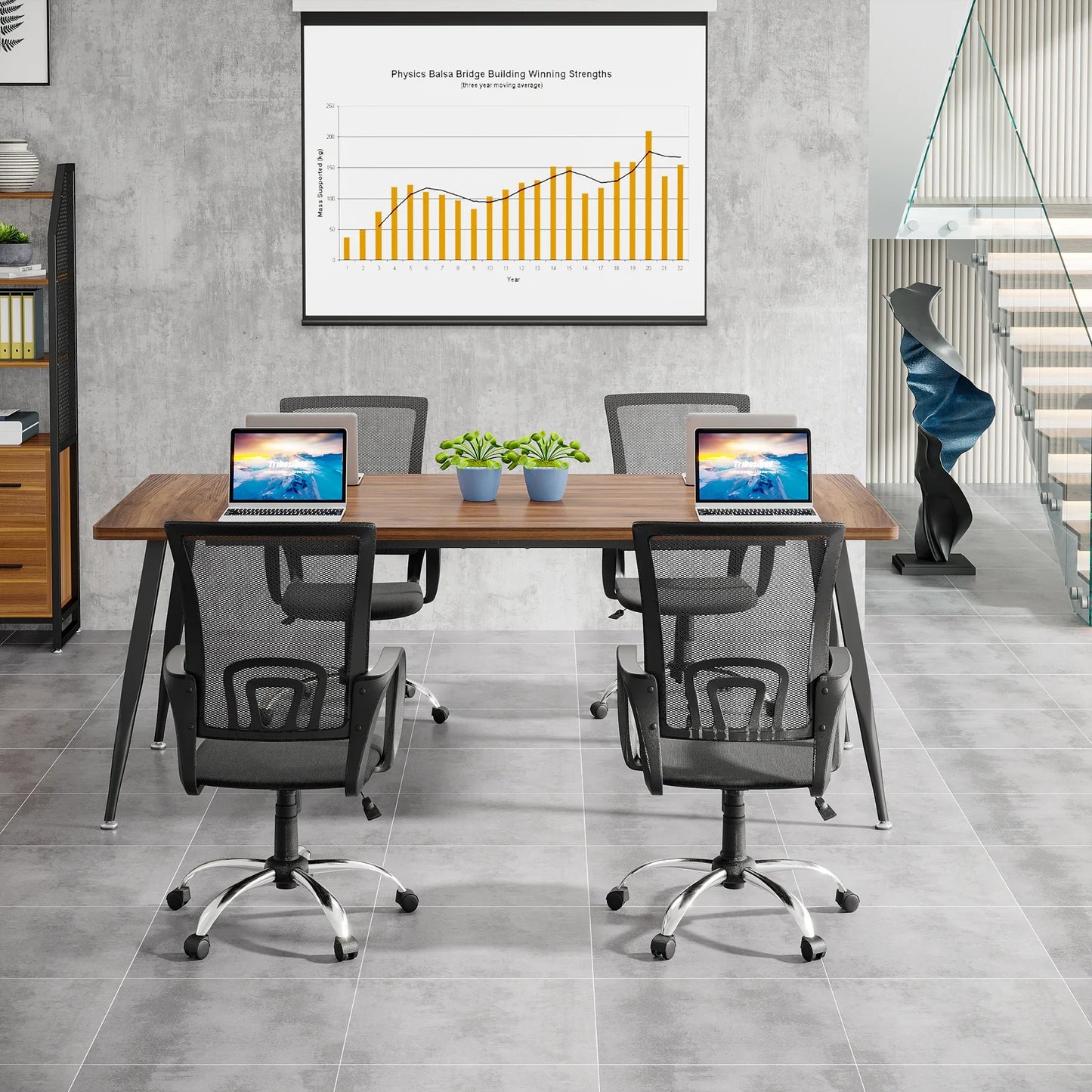 6FT Industrial Conference Table