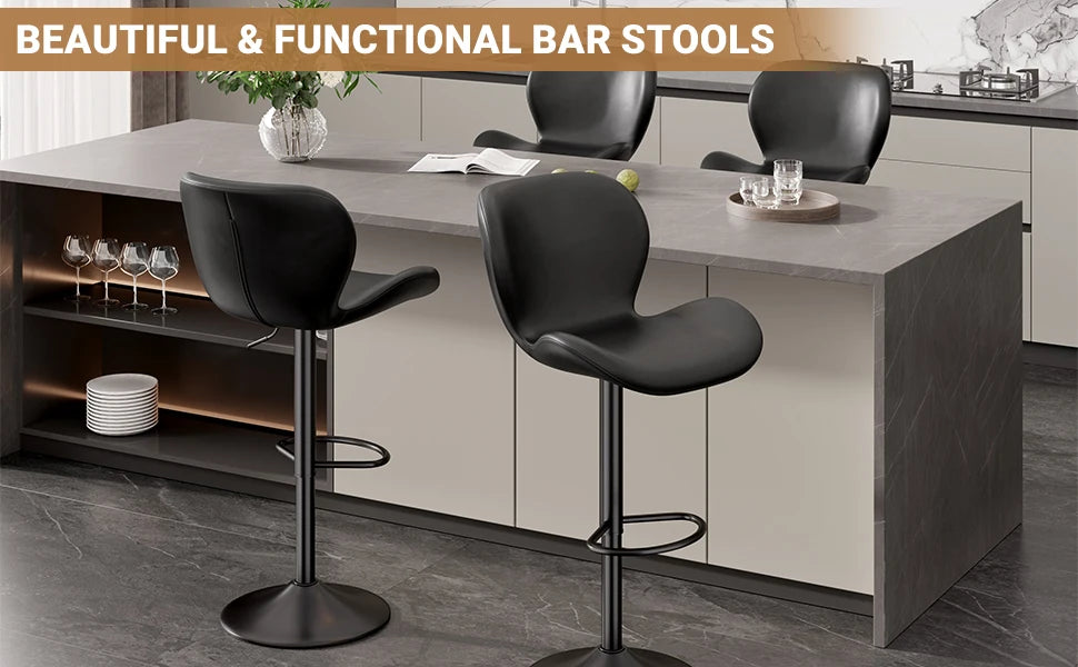 Adjustable Swivel Bar Stools