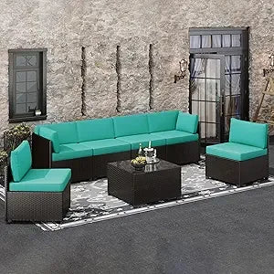 Rattan Sectional Sofa
