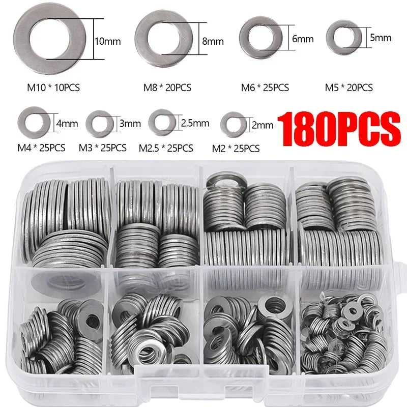 Stainless Steel Washer Assortment Kit