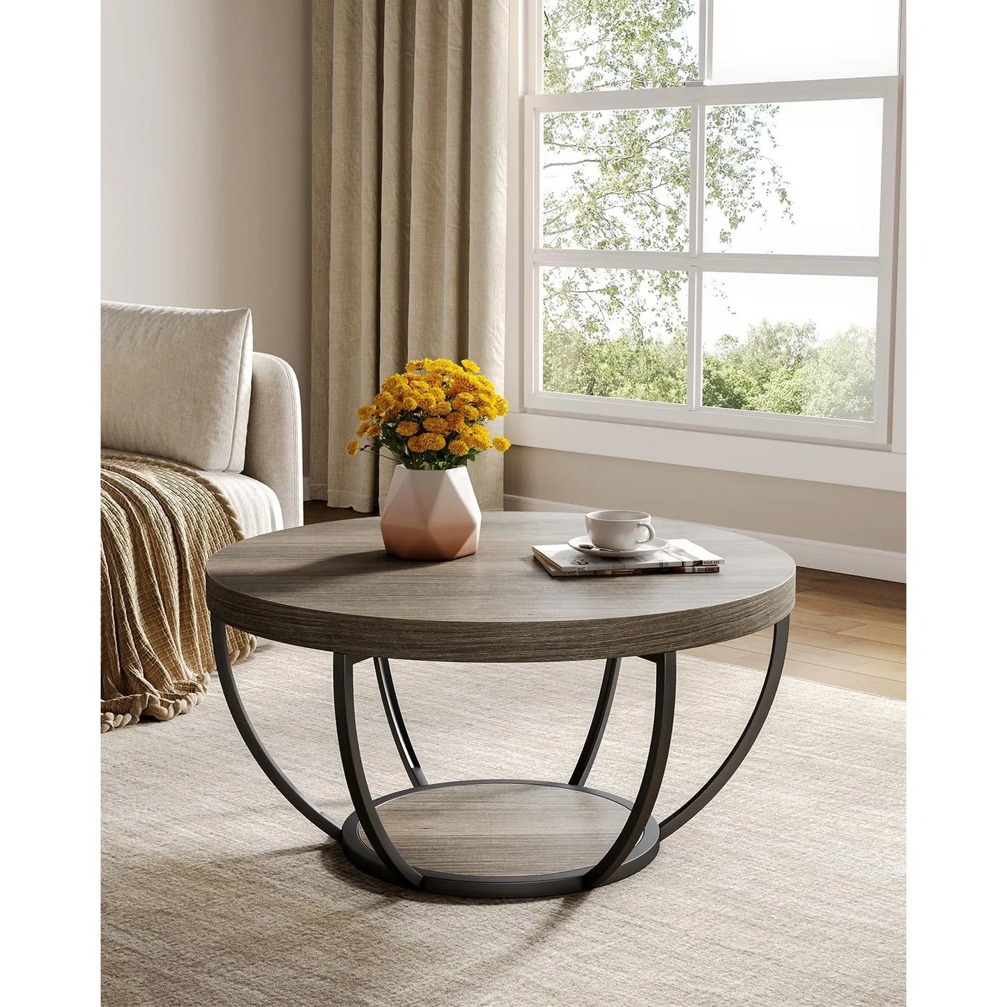 Marble Circle Coffee Table