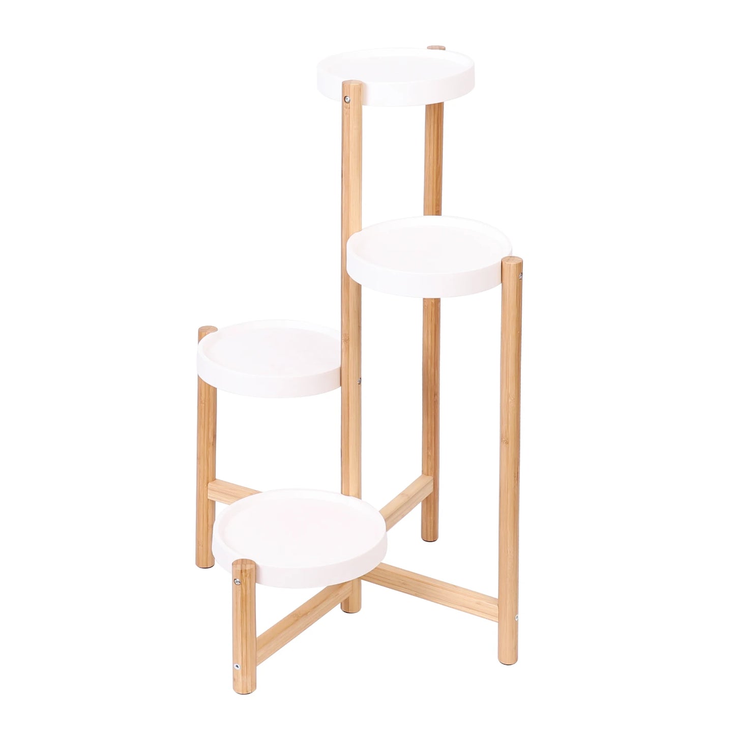 Bamboo 4-Tier Plant Stand