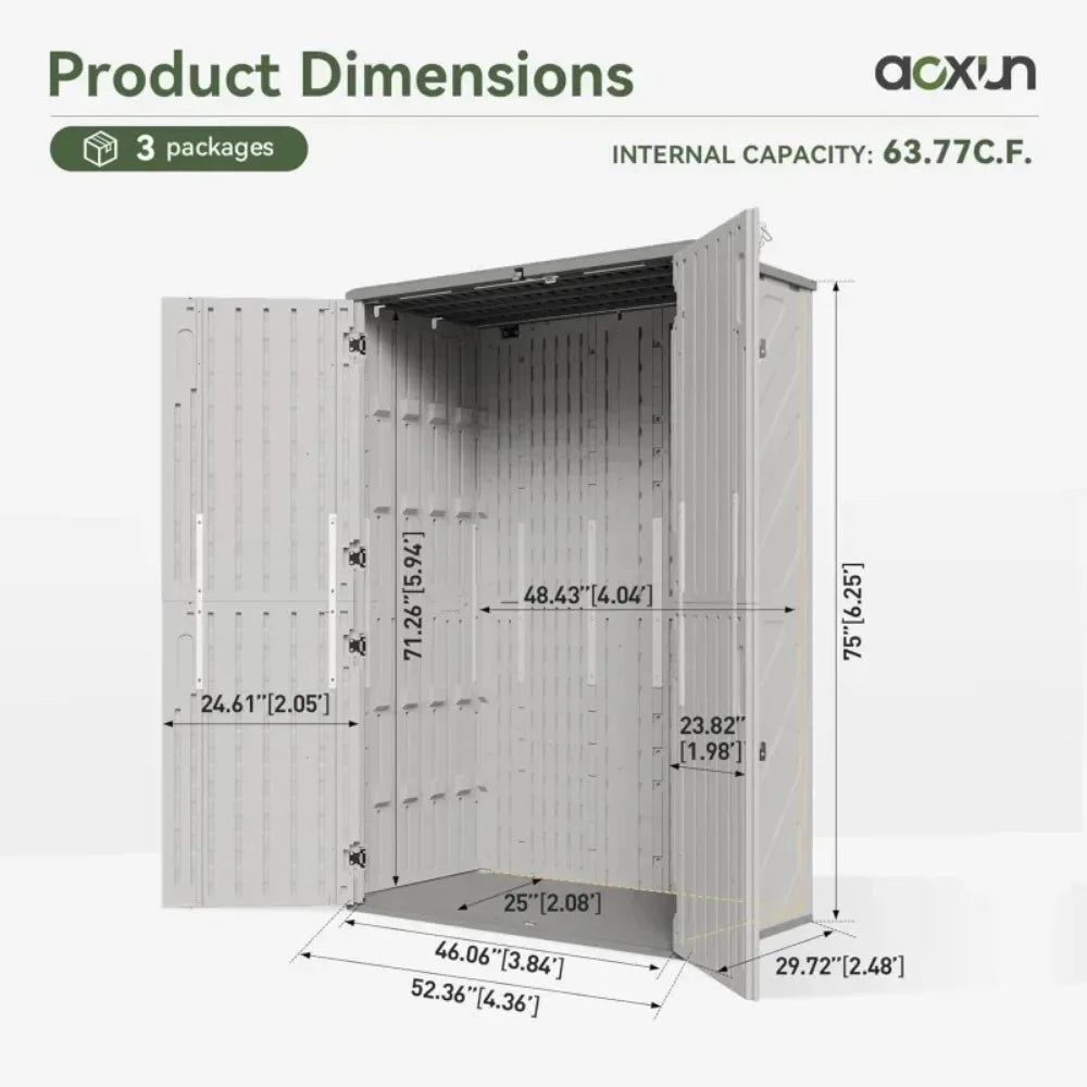 Resin Outdoor Storage Shed