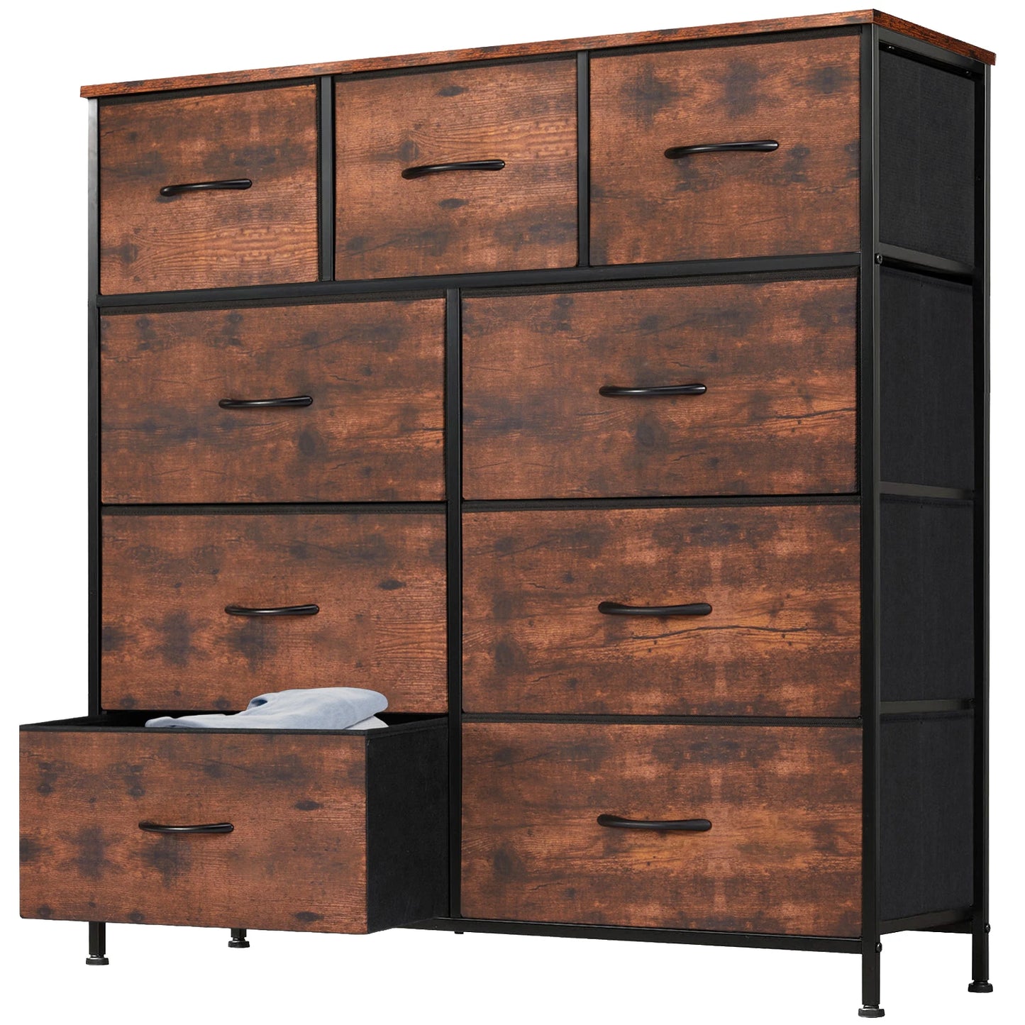 9 Drawer Fabric Dresser
