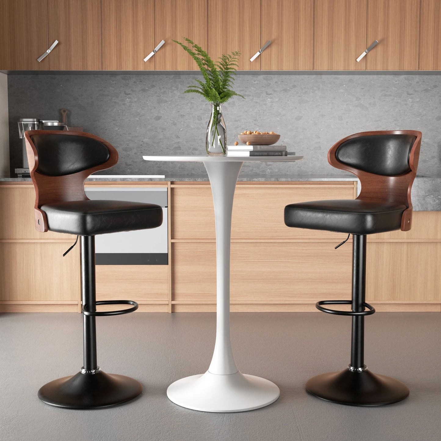 Rotating PU Bar Stools