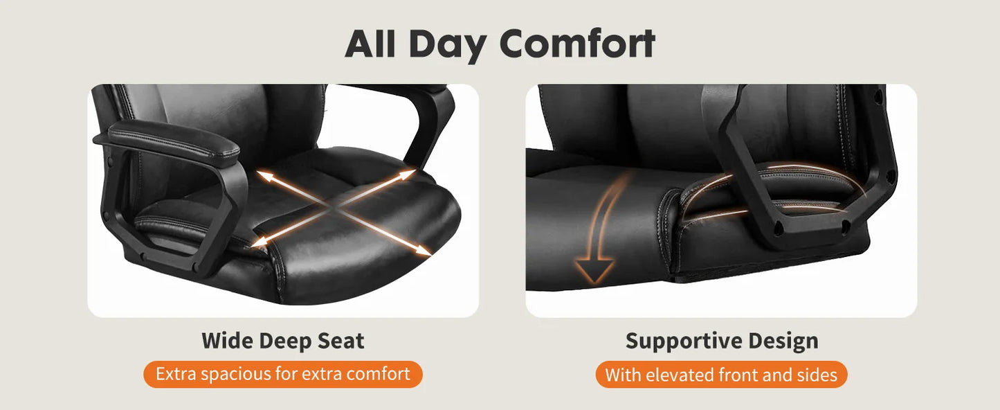Ergonomic PU Leather Chair