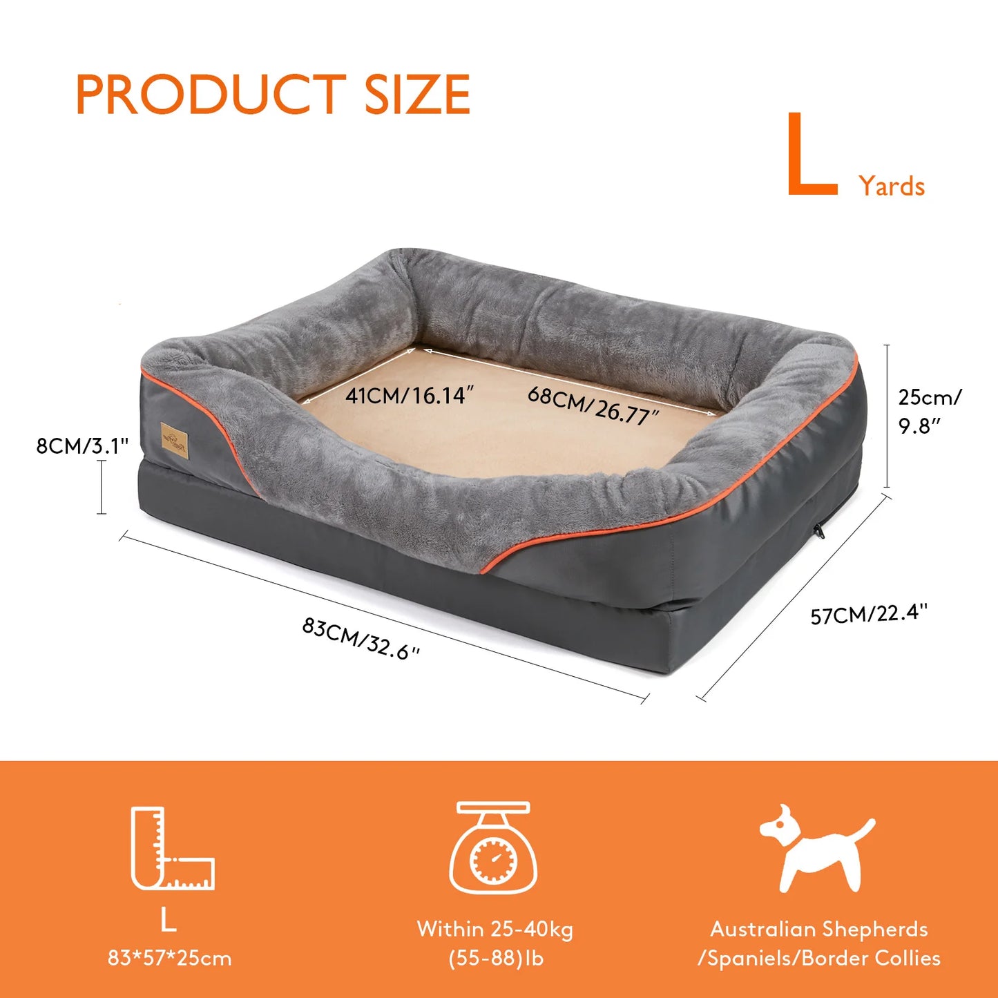 Comfortable Waterproof Dog Bed