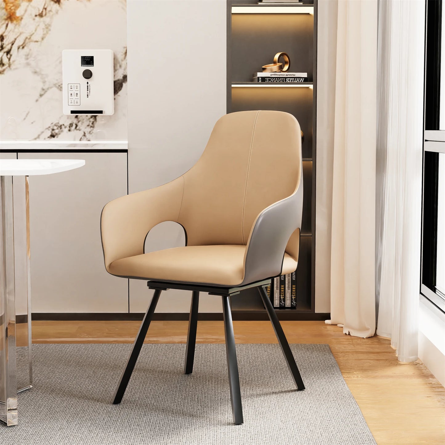 Swivel Dining Chairs Set of 2